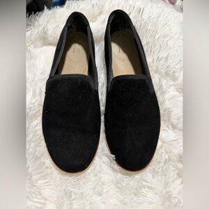 Clarks Black Suede Men's Slip-Ons